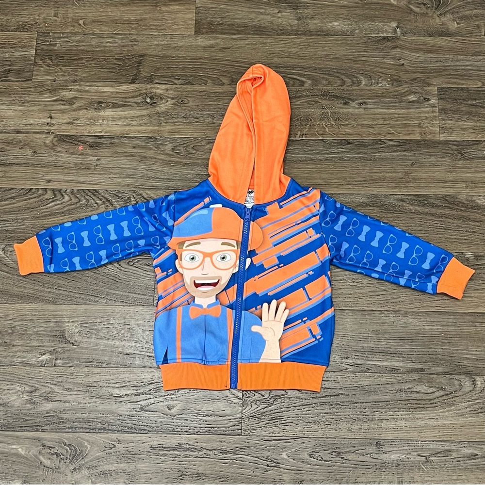 Full zip up Blippi Jacket Hoodie
